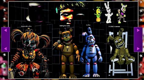 Fnaf Ultimate Custom Night Character List Guide Games