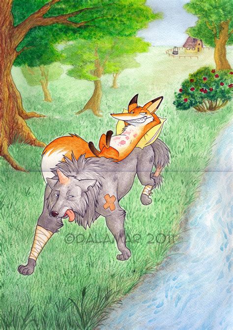 Fox And Wolf The Trickery By Dalamar89 On Deviantart