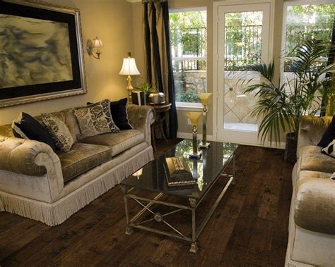 Maple Bootstrap Engineered Hardwood Flooring Gold Living Room Decor