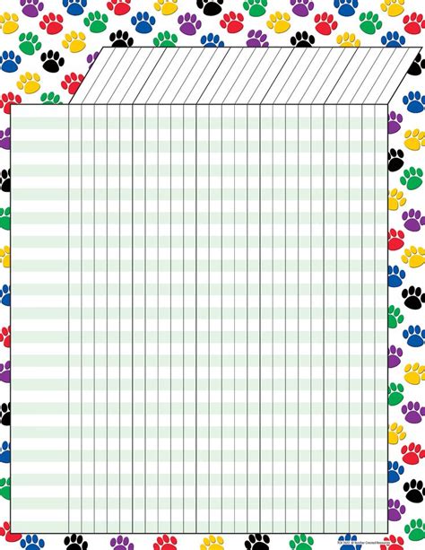 Teacher Sticker Chart Printable Sticker Charts For School Incentive