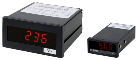 Eltime Ac Ammeters Voltmeters And Frequency Meters