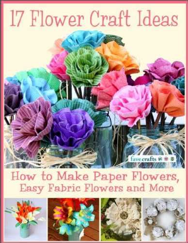 Paper folding, origami and cut paper flowers. How to make 17 paper and fabric flowers - Recycled Crafts