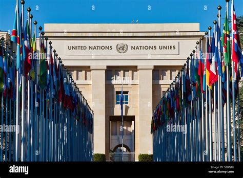 United Nations Geneva Stock Photo Alamy