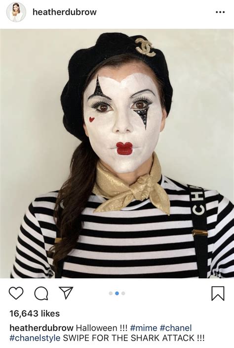 Mime Makeup Halloween Face Makeup Cute Clown Theatrical Goth
