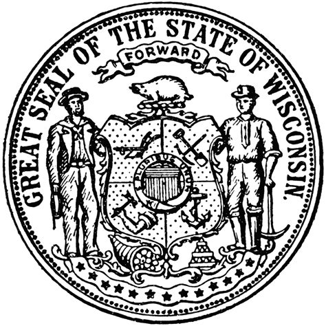 State Seal Wisconsin State Wisconsin Seal
