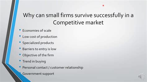 Small Firms Survival Youtube