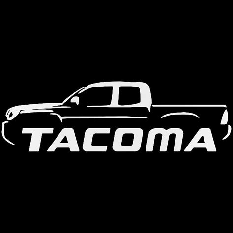 Tacoma Toyota Truck Vinyl Decal Sticker