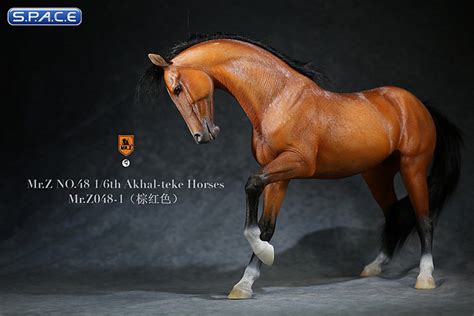16 Scale Akhal Teke Horse Red