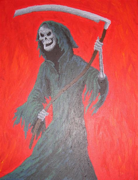 Grim Reaper Painting By Pumpkinjack6 On Deviantart