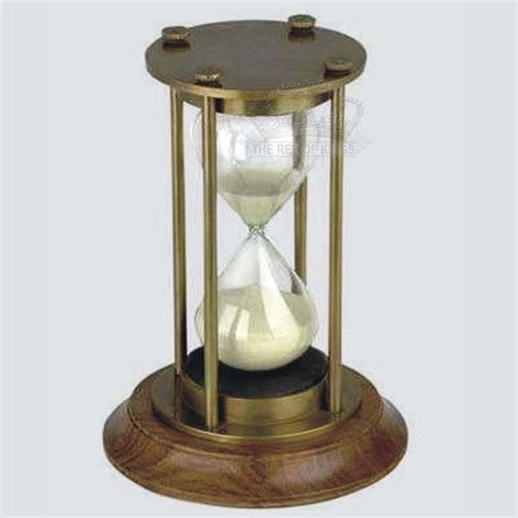 Bronzed Hourglass Wooden Base 30 Minute At Best Price In Roorkee