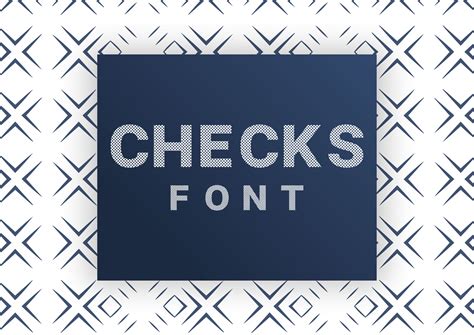 Checks Font Windows Font Free For Personal
