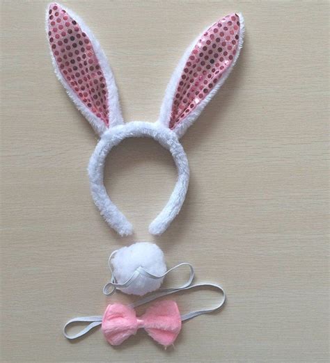 Bunny Ears Headband Ear Headbands Bow Headband Bunny Ears And Tail