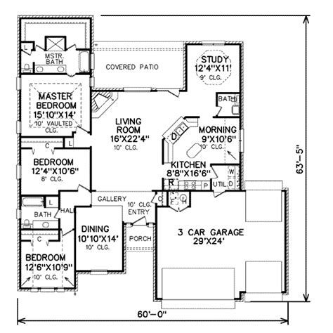House 11308 Blueprint Details Floor Plans
