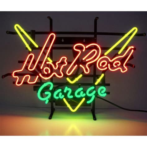 Auto Xtra Hot Rod Garage Neon Sign 5hotrga Neonetics