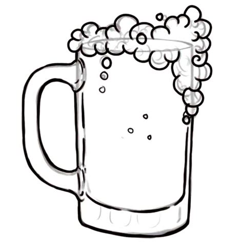 Drawing Glass Of Beer Coloring Pages Best Place To Color Coloring