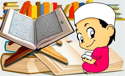 Gambar Kartun Membaca Al Quran Extra