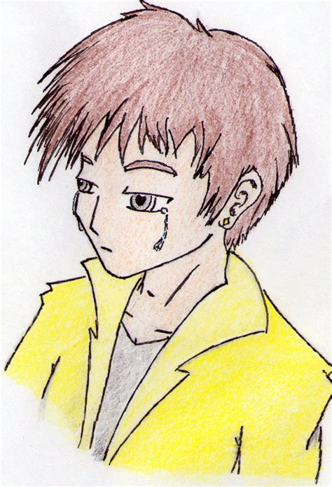 Sad Anime Boy By Jkdrawing On Deviantart