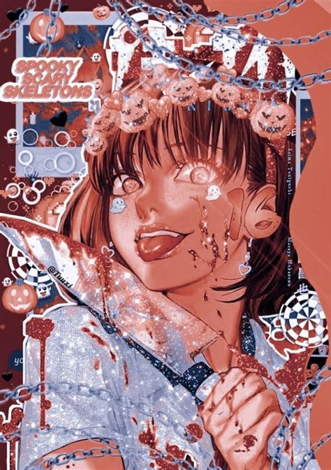 Wallpapers With Naoko 🎃🍂 Japanese Horror Anime Pumpkin Knight Manga