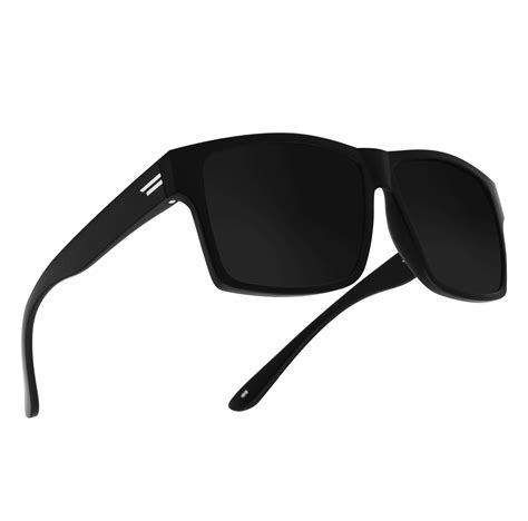 Toroe Matte Black Tr90 Frame Unbreakable Polarized Range Sunglasses With Hydrophobic Ar Coated