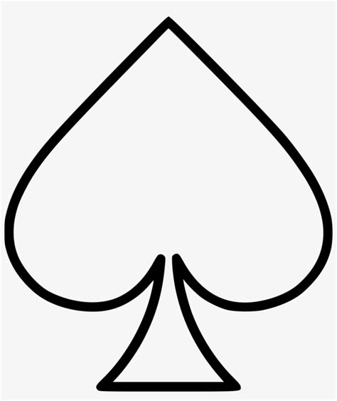 Ace Of Spades Card Svg