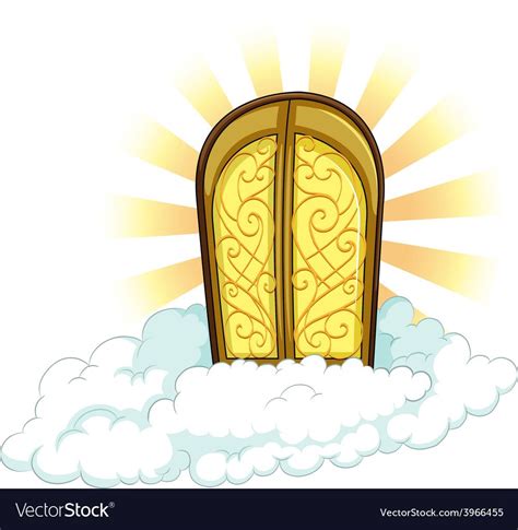 Knocking On Heavens Door On A White Background Download A Free Preview