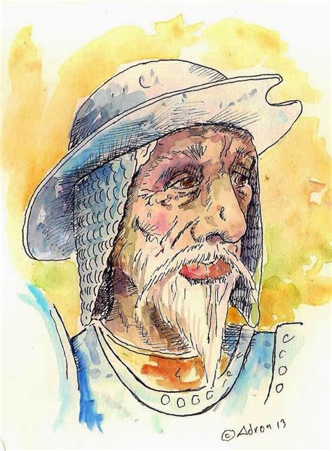 Illustration Of Don Quixote From Drawing Lesson Worksheet Don