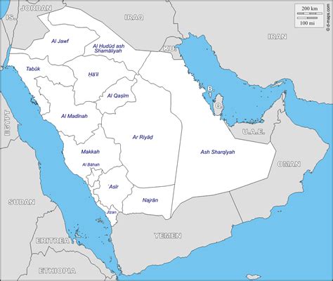 Map For Saudi Arabia Travelsmapscom