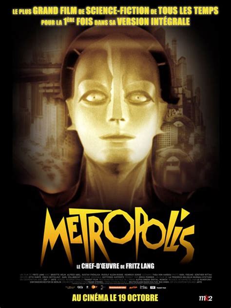 Affiche Du Film Metropolis Affiche 1 Sur 1 Allociné