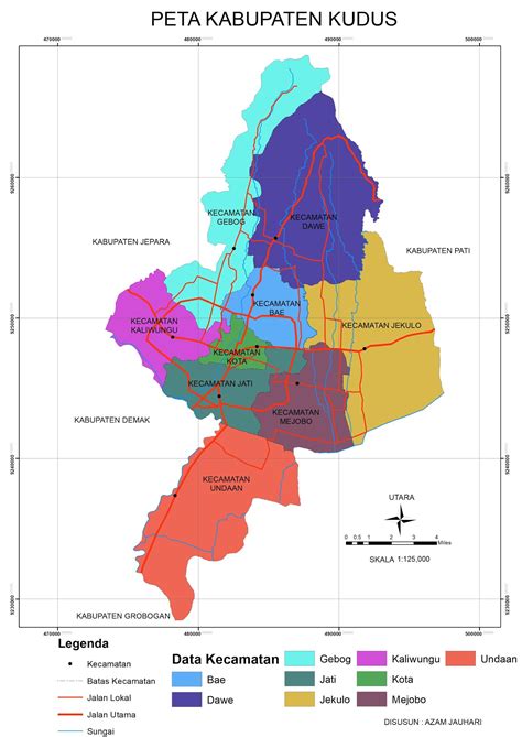 Peta Tempat Wisata Kudus Tempat Wisata Indonesia - vrogue.co