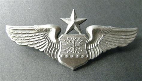 Us Air Force Officer Senior Aircrew Wings Lapel Jacket Pin Badge 3