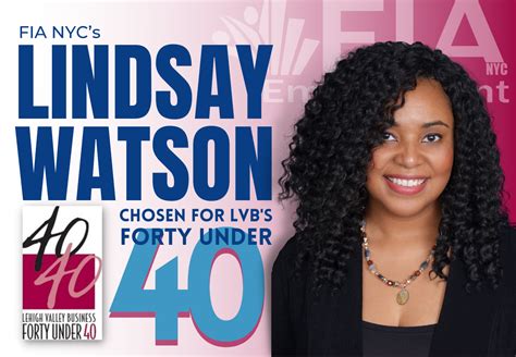 Fia Nycs Lindsay Watson Chosen For Lvbs Forty Under 40 Fia Now Employment Solutions