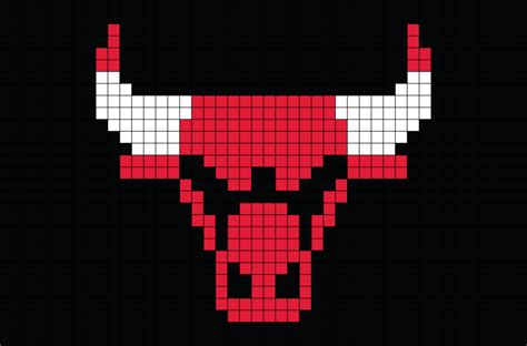 Pixel Art NBA Logo S Behance