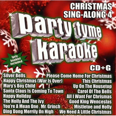 party tyme karaoke christmas sing along vol 4