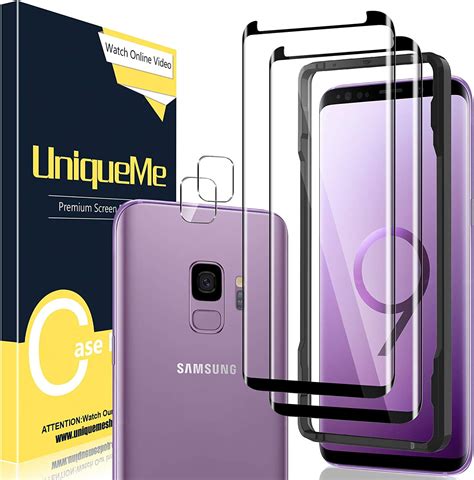 22 Pack Uniqueme 3d Tempered Glass Screen Protector And Camera Lens Protector Compatible For