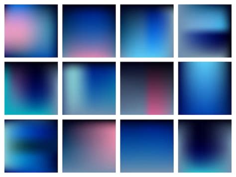 Premium Vector Set Of Vector Gradient Blur Backgrounds