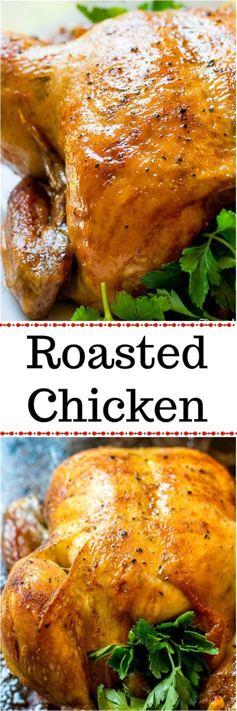 This amazing roasted chicken recipe is so easy that even the most amateur cook can knock it out of the park! Oven Roasted Chicken Flavor Mosaic