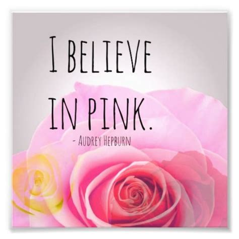 I Believe In Pink Photo Print I Believe In Pink Pink Photo Poster