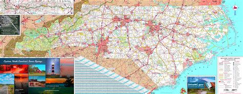 North Carolina State Map With Cities And Towns Time Zones Map