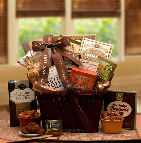 How to say thank you for a very special gift. A Very Special Thank You Gift Basket