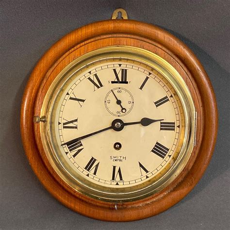 Smiths Brass Ships Clock Wall Clocks Hemswell Antique Centres