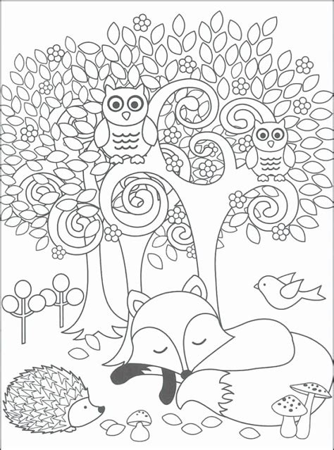 Forest Animal Coloring Pages For Kids In 2020 Animal Coloring Pages