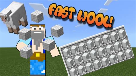 How To Create An Easy Fully Automated Wool Farm In Minecraft Youtube