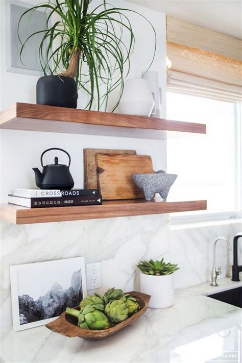50 Gorgeous Reclaimed Wood Wall Shelves For Beautiful Kitchen
