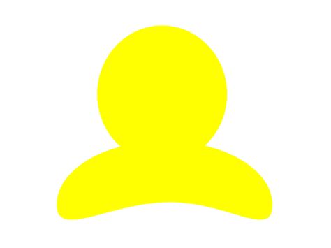 Yellow User Icon Clip Art At Vector Clip Art Online