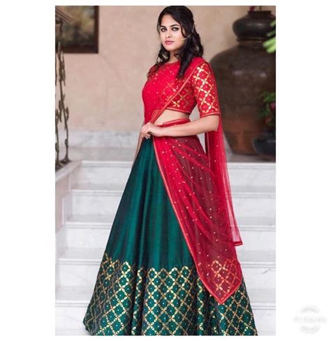12 Trending Half Sarees For Special Occasions Candy Crow