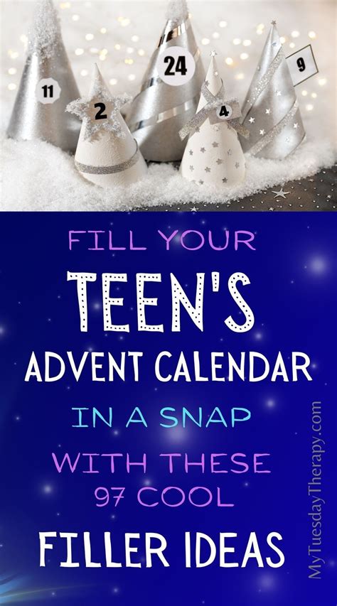 Fun Advent Calendar Fillers For Teenagers Advent Calendar Fillers