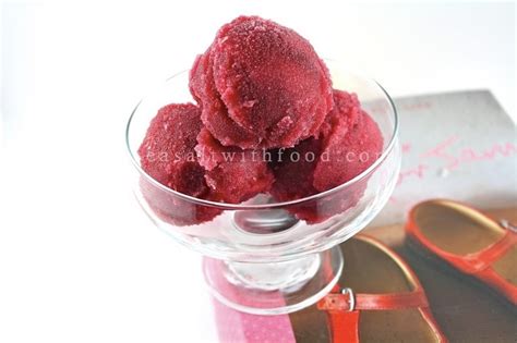 Pomegranate Sorbet Recipe By Angie Cookeatshare