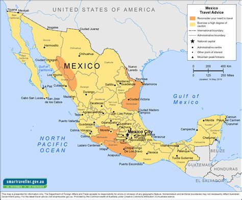 Regions Of Mexico Map