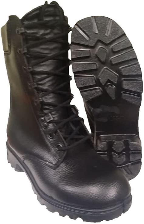 original dutch army combat leather boots black boots size 7 uk