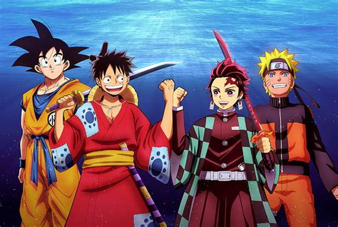 Top 192 Naruto Goku Luffy Wallpaper